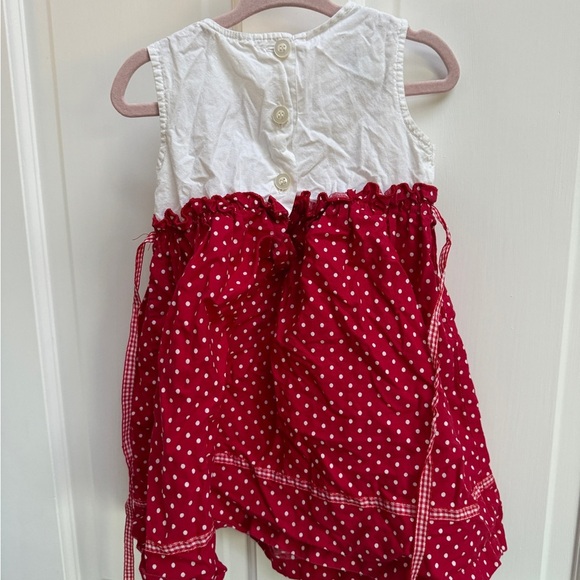 Wonderkids 3T White & Red Girls Ladybug Tank Top Short Sleeve Casual Dress - Picture 4 of 5